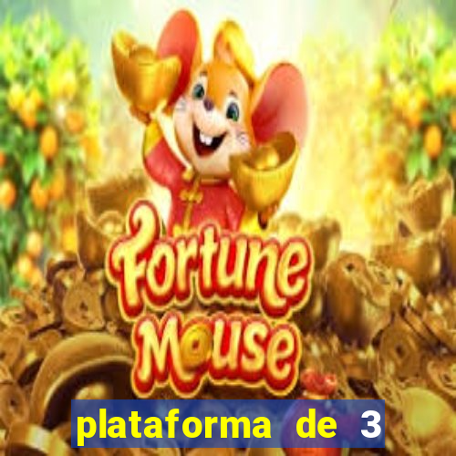 plataforma de 3 reais jogo