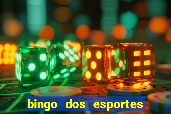 bingo dos esportes para imprimir