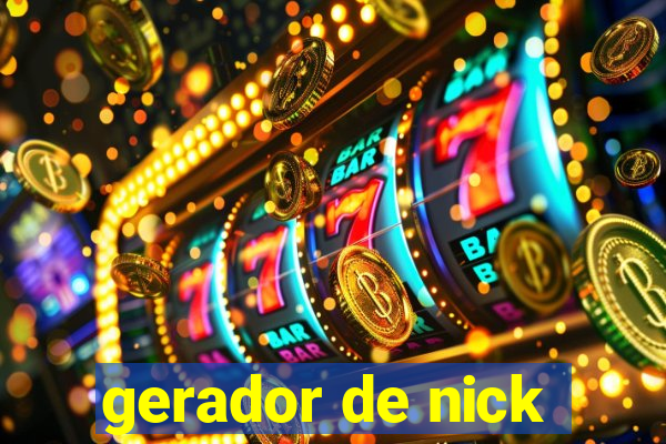 gerador de nick