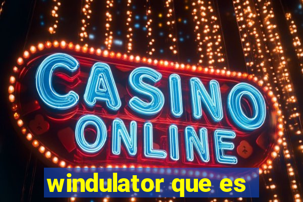 windulator que es