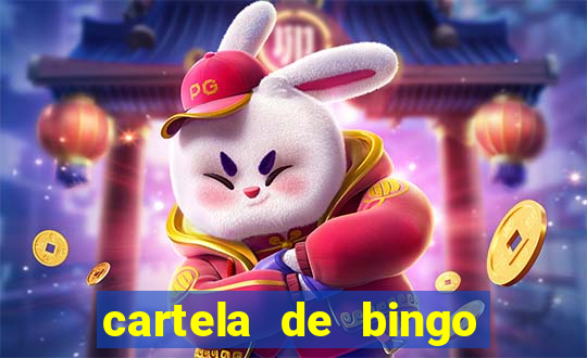 cartela de bingo cha de panela