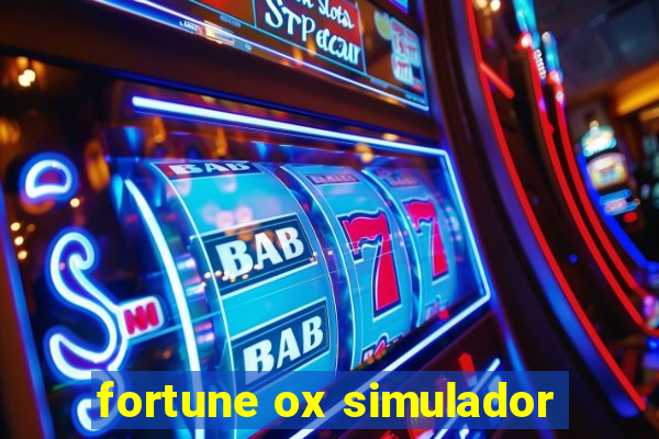 fortune ox simulador