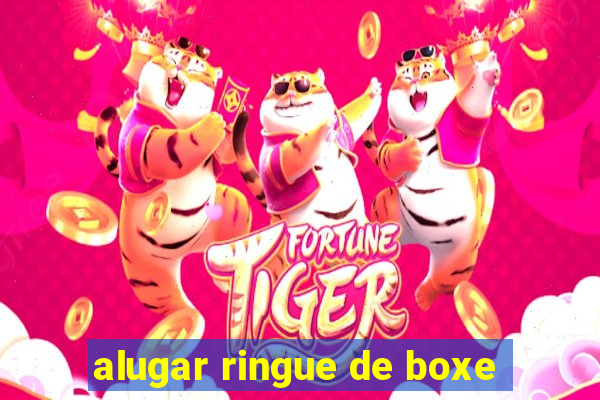 alugar ringue de boxe