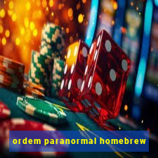 ordem paranormal homebrew