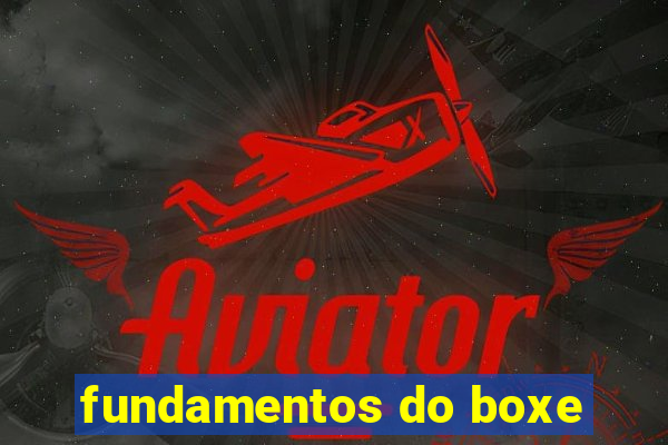 fundamentos do boxe