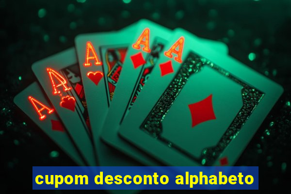 cupom desconto alphabeto