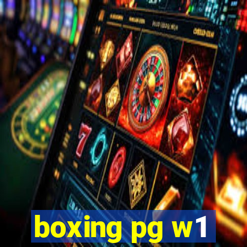 boxing pg w1