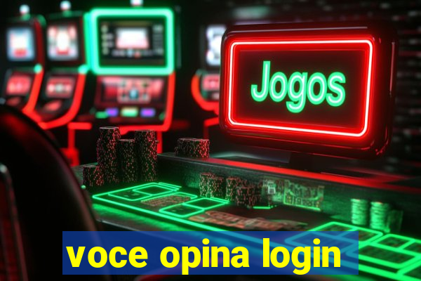 voce opina login